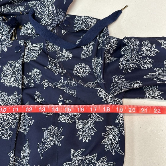 RAINCOAT ☔️ CUTEST ONE AROUND! HEI HEI Navy & White Print Raincoat - Picture 15 of 15